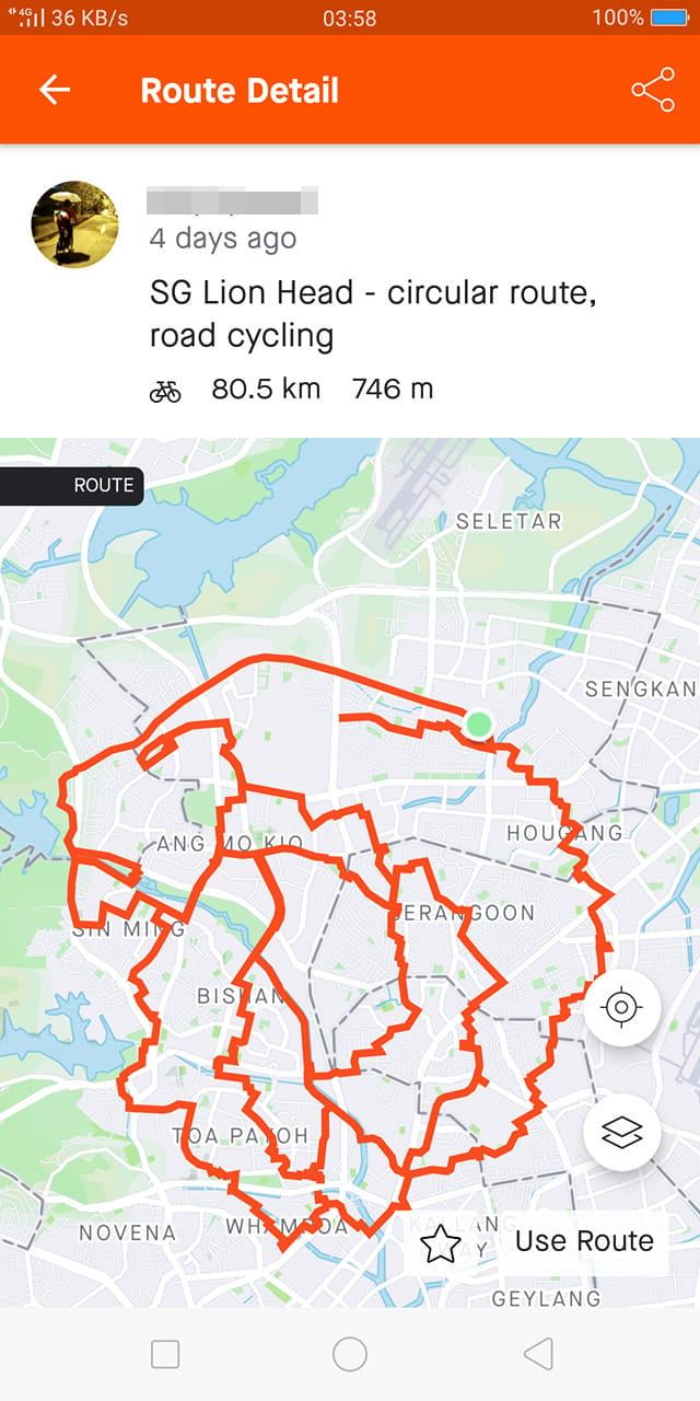 merlion cycling route