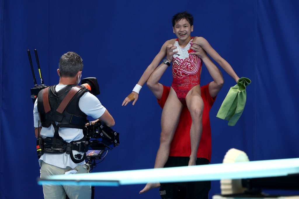 Chinese diving gold medalist