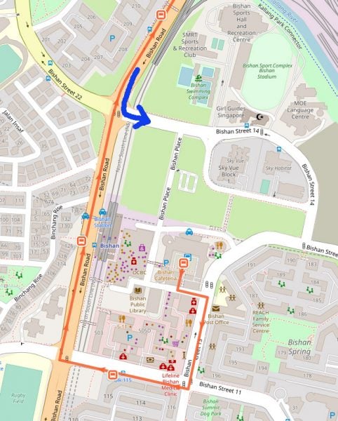 SBS Bus Driver Takes Wrong Route At Bishan, Reverses & Makes Dangerous Turn