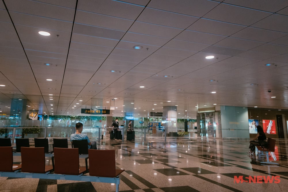 Singapore Changi Airport Terminal 3: Level 1 Public Area, the Arrivals  Level 