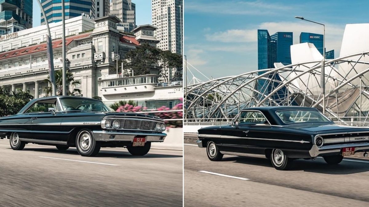 Car Company Brings 5.3-Metre Long Retro Ford Around CBD, Catches