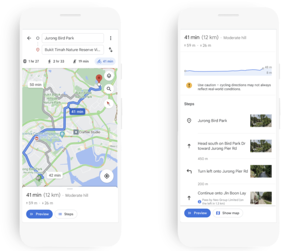 Google Maps Has New Cycling Navigation Feature For Safe Travels Along