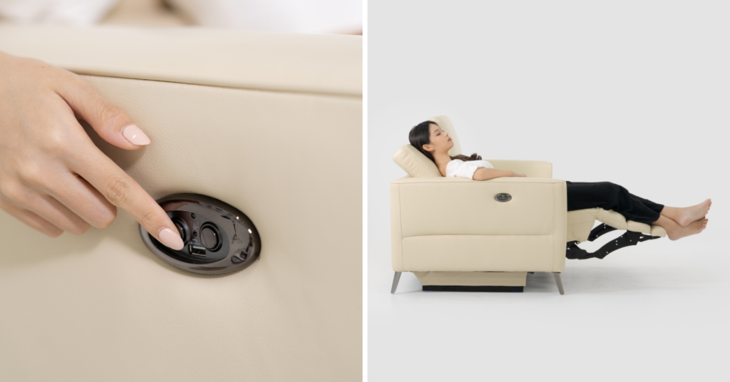 Uchify's Leather Recliners Give Couples A Gold Class Movie Experience