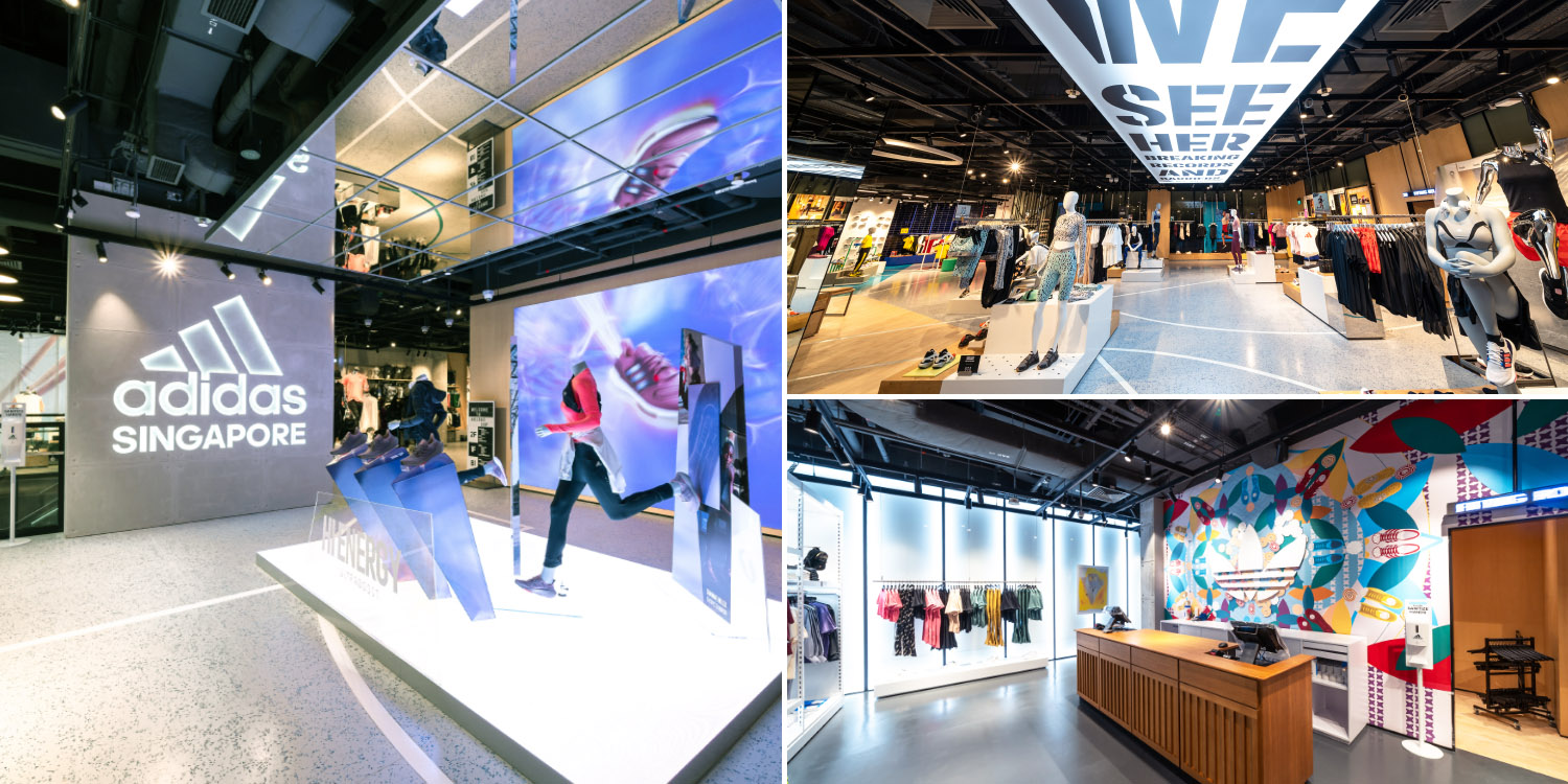 Adidas Brand Centre At Orchard Spans 3 Floors, Has Hidden Kueh & Live Kinetic Displays