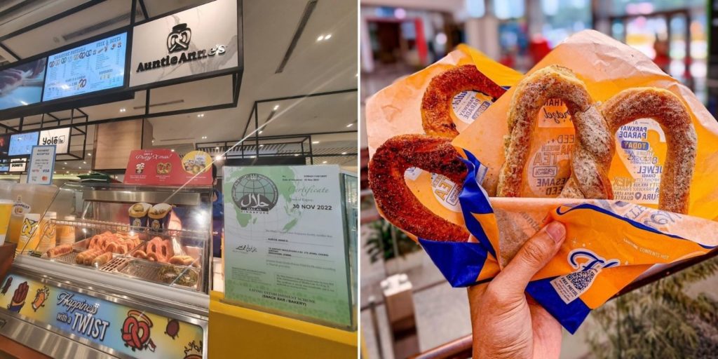 S'pore Auntie Anne's Is Now HalalCertified, Get Freshly Baked Pretzels From 8 Outlets