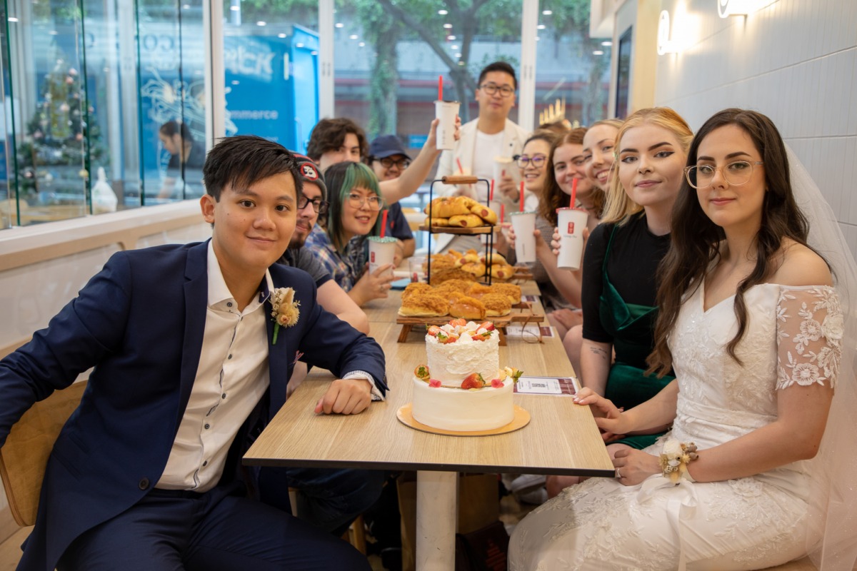 S porean Man Hosts Wedding Reception At Gong Cha Guests Enjoy BBT