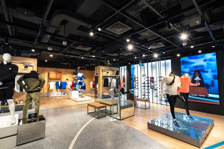Adidas Brand Centre At Orchard Spans 3 Floors, Has Hidden Kueh & Live Kinetic Displays