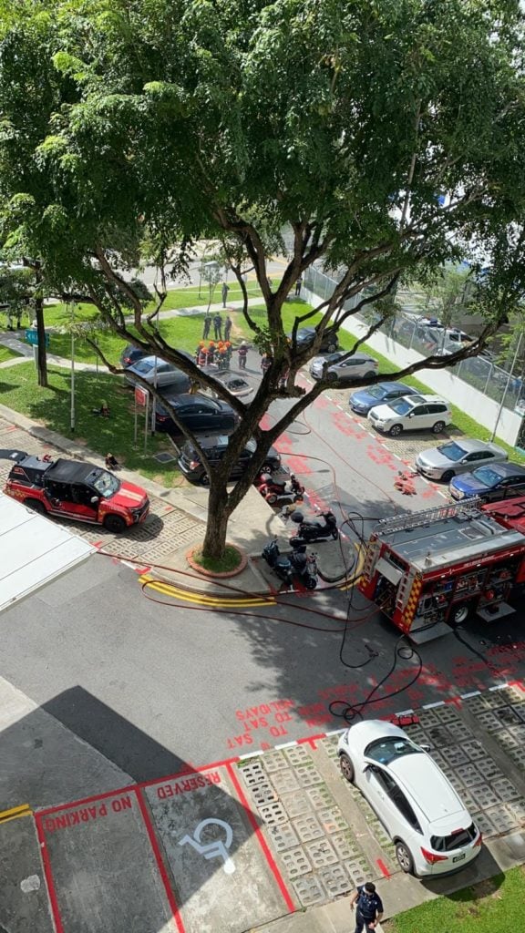 Car Bursts Into Flames In Hdb Carpark Near Guillemard Road Trapped Driver Passes Away 3007