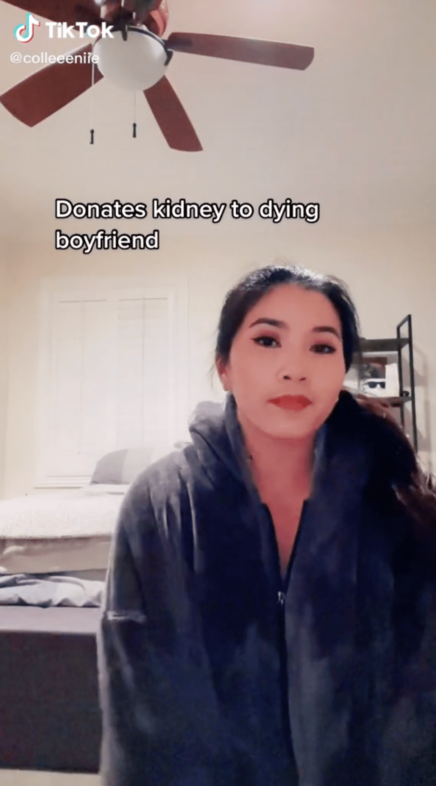 woman kidney boyfriend