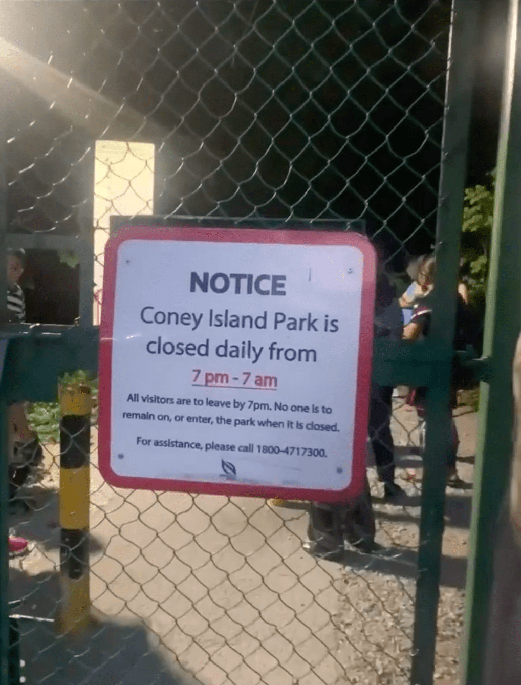 visitors trapped coney island