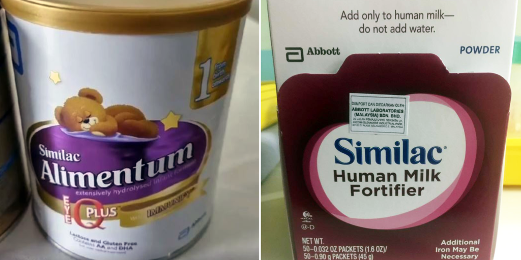 SFA Recalls 2nd Abbott Milk Product, Was Used In 9 S'pore Hospitals