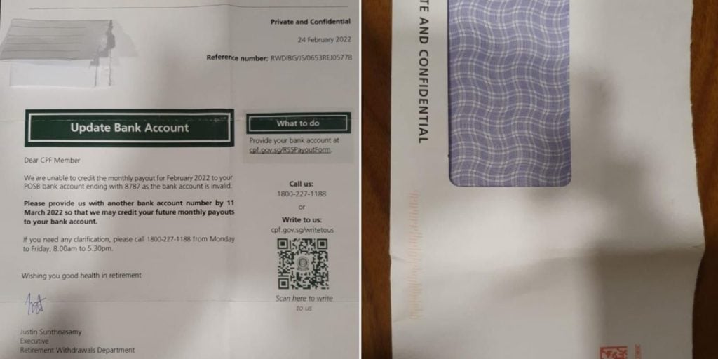 Scam Alert On 'Fake' CPF Letter Is Actually False, CPF Board Says ...