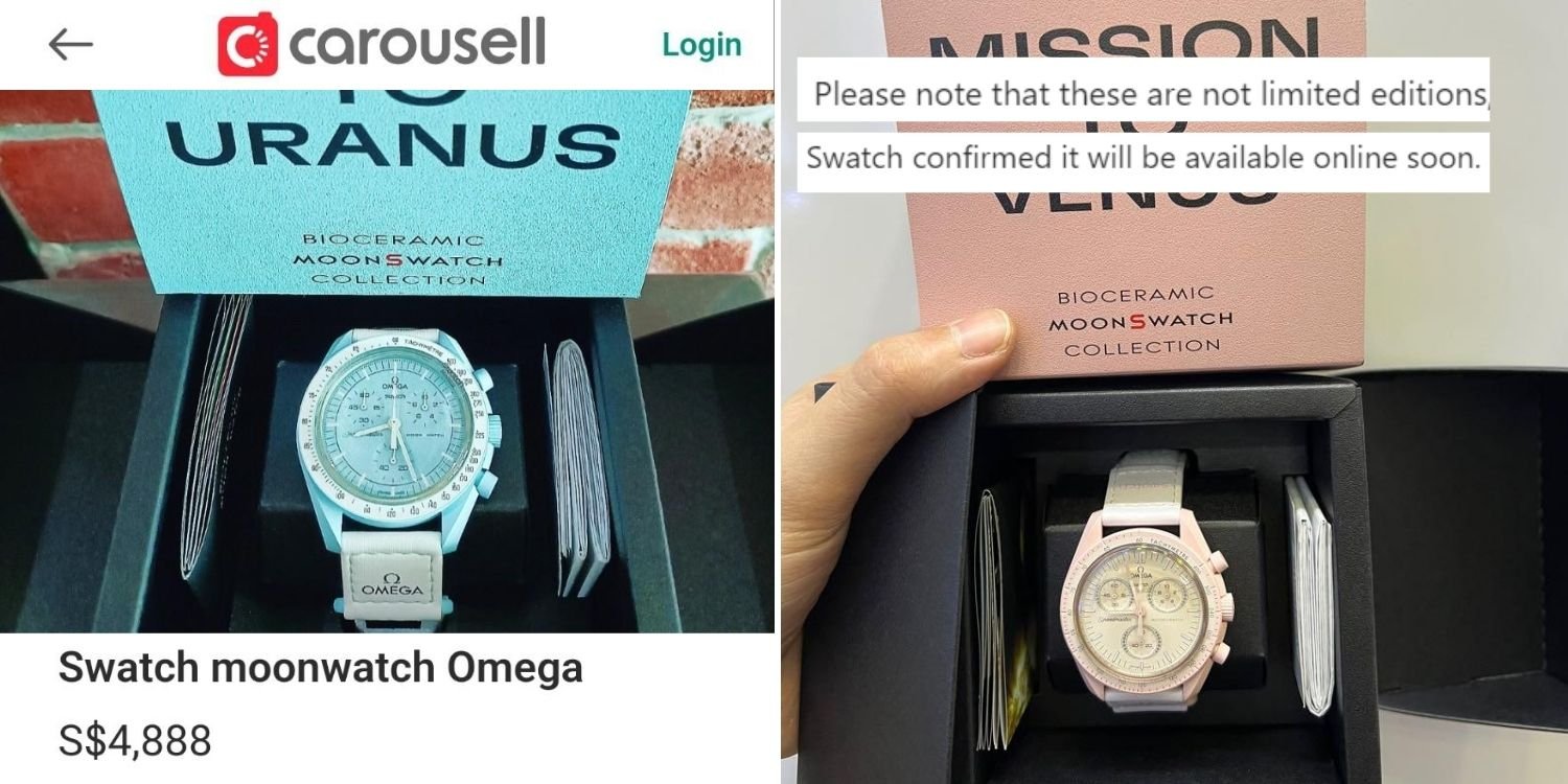 Omega x Swatch MoonSwatch watches start selling on  for over $4,000