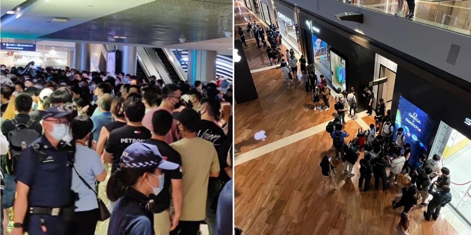 Excited fans queue overnight outside Ion Orchard for Louis Vuitton and Supreme  collaboration