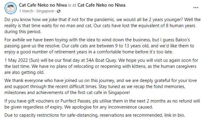 Neko no Niwa closing