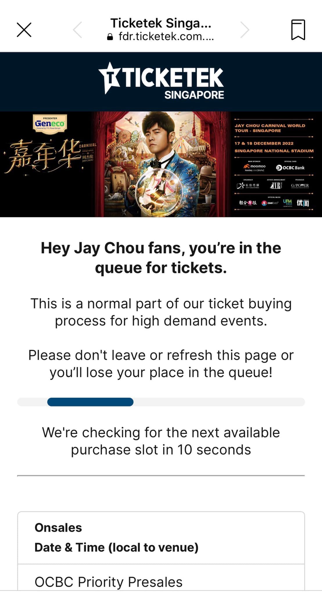 jay chou tickets