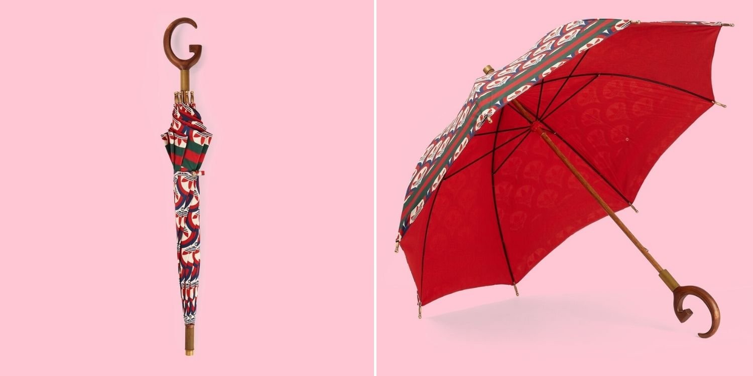 This S$2.3K Umbrella By Gucci & Adidas Is Non-Waterproof, Meant For  'Decorative Purposes' Only