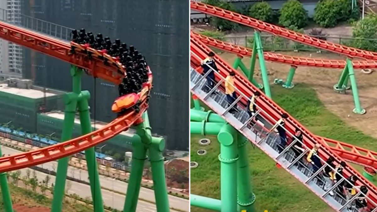 Roller Coaster In China Malfunctions Leaves 18 Stranded