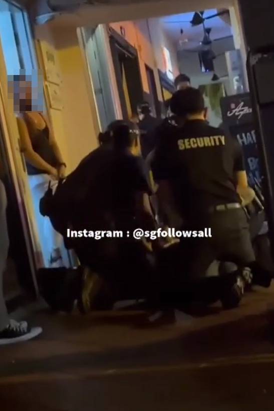 drunk man arrested bar