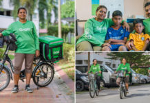 S’pore Mum Signs Up As Grab Rider, Earns Money While Having Time For Her Family