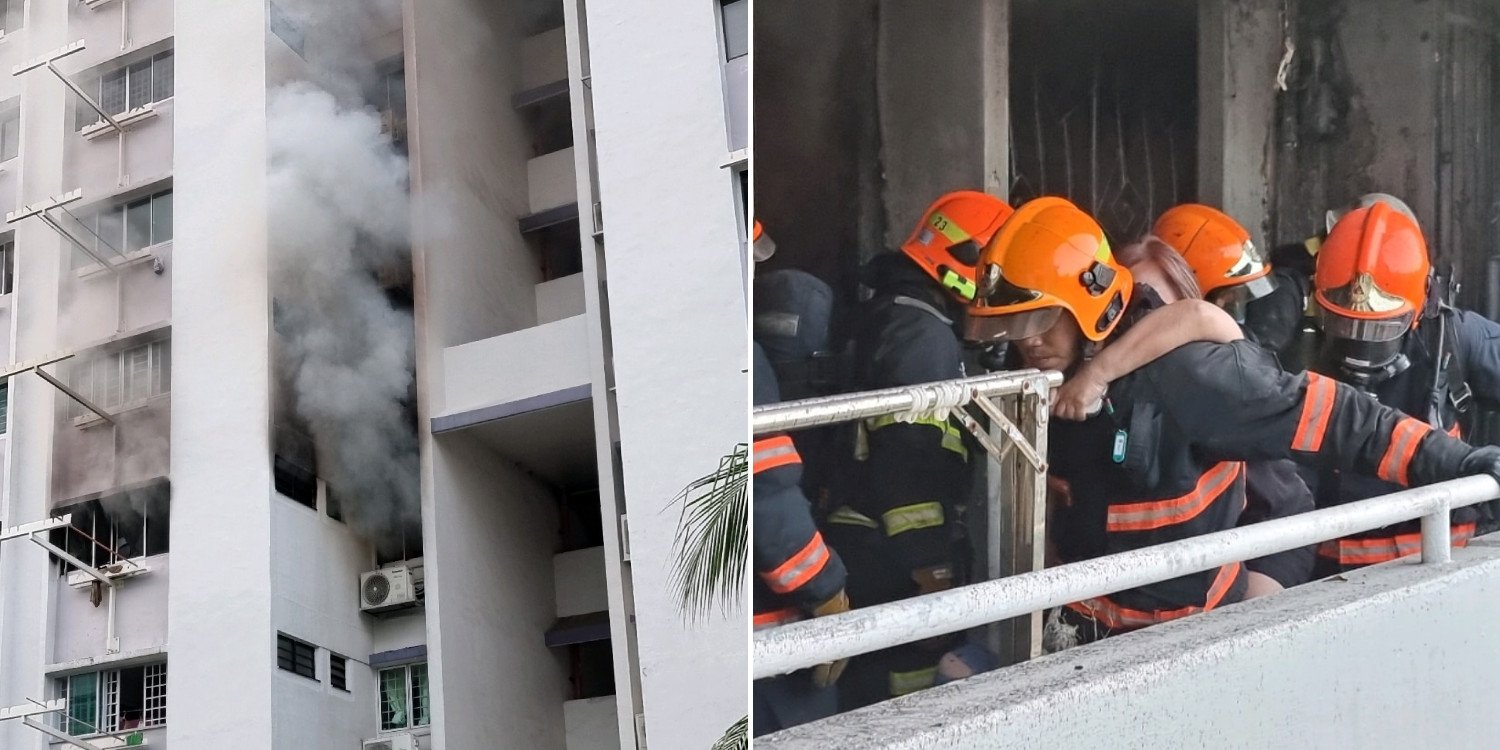 One Resident Passes Away In Bedok North Flat Fire, Other Occupants Sent To Hospital