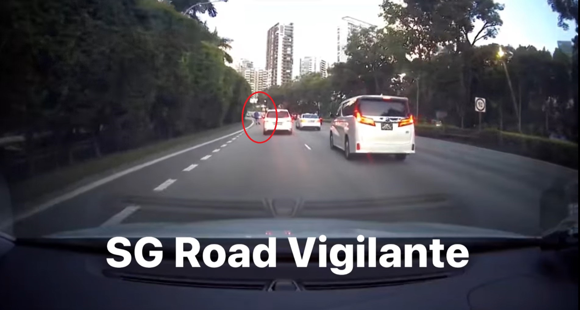 Man Seen Rollerblading On Left Lane Of CTE, Car Brakes To Avoid Hitting Him