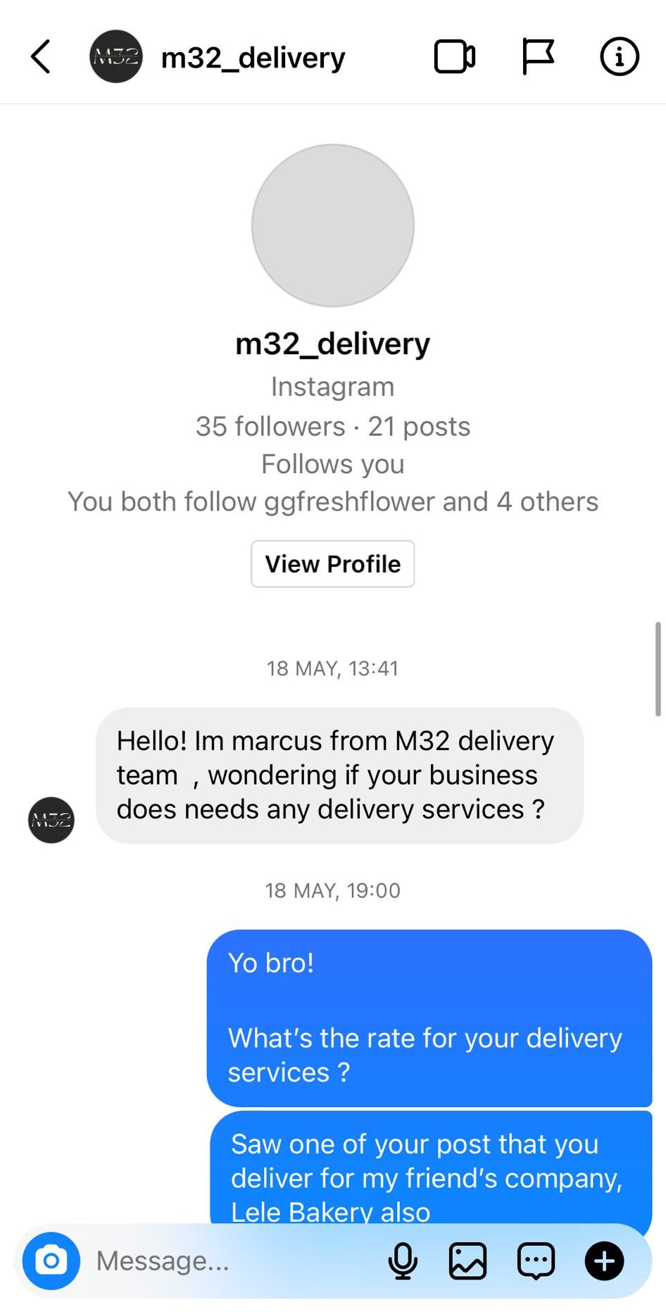 delivery service unreliable