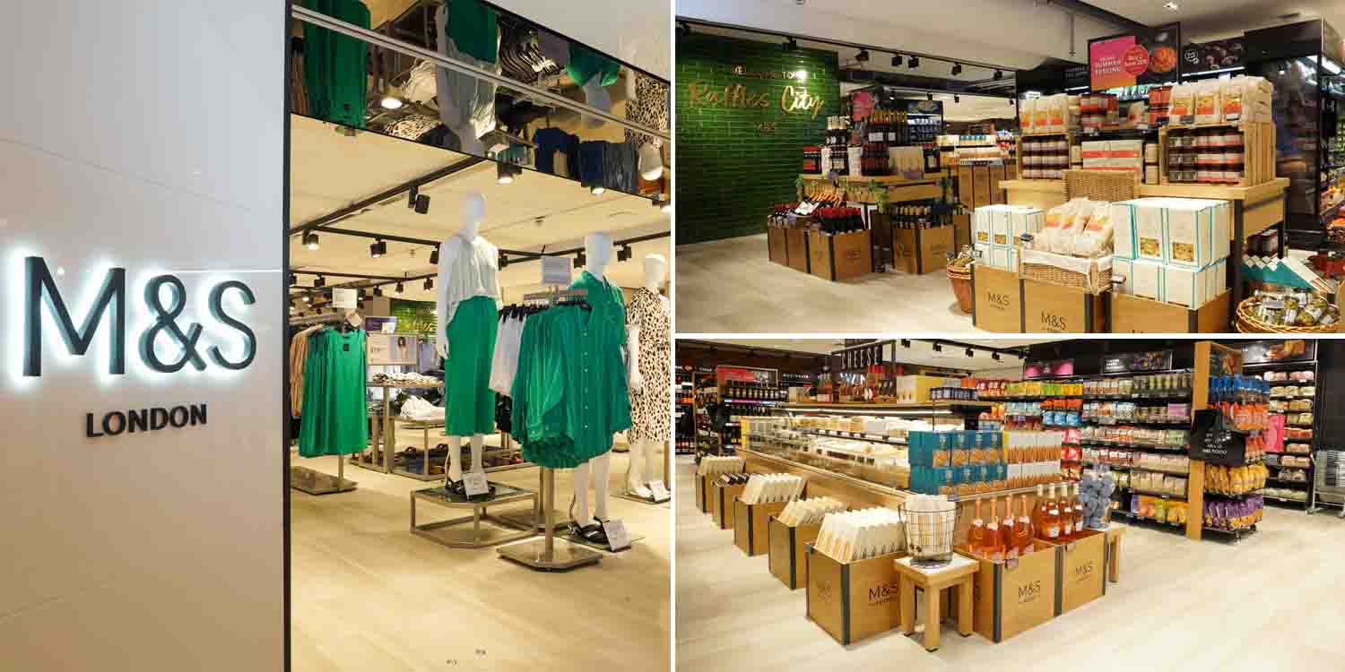 Marks & Spencer Reopens At Raffles City After 6 Months, Massive Food Hall Has Grocer & Bakery