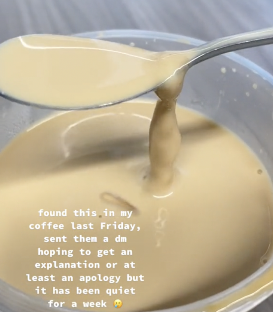 Woman Finds Lumpy Residue In Her Flash Coffee Drink, Company Explains