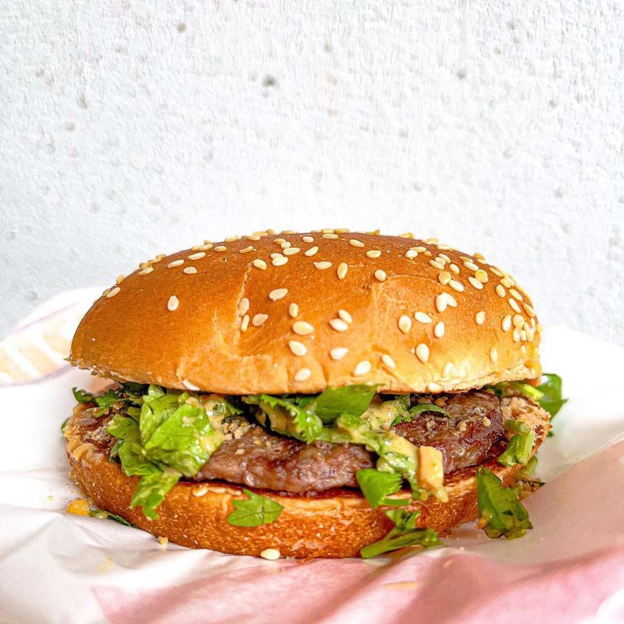 coriander burger