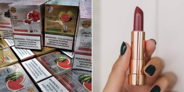 3,600 E-Vaporiser Refill Pods Disguised As Lipsticks, Seized At Changi Airfreight Centre