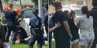 1-Year-Old Boy Gets Trapped Inside Car At Tiong Bahru, SCDF Breaks Window To Rescue Him