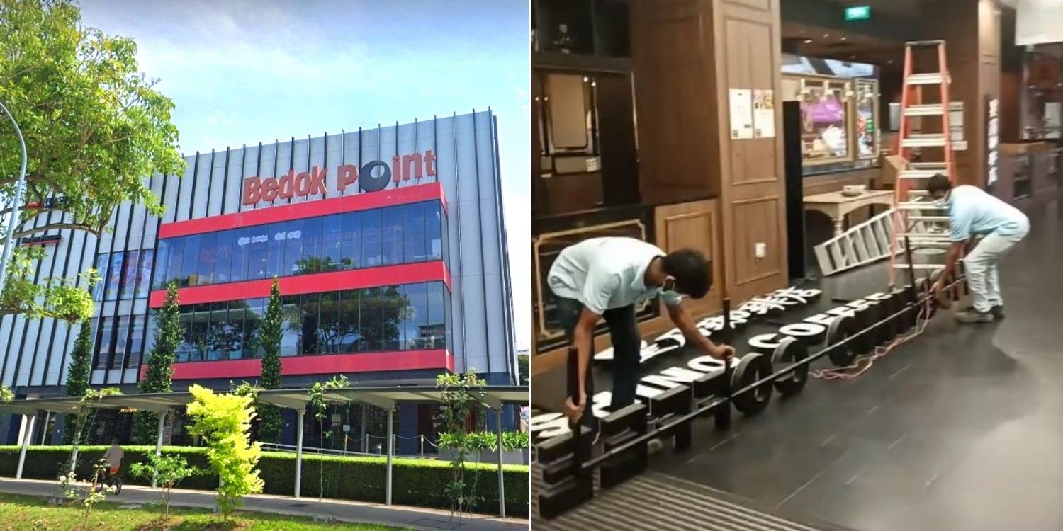 Bedok Point Shut Down For Good From 1 Jul, Workers Seen Dismantling Signage