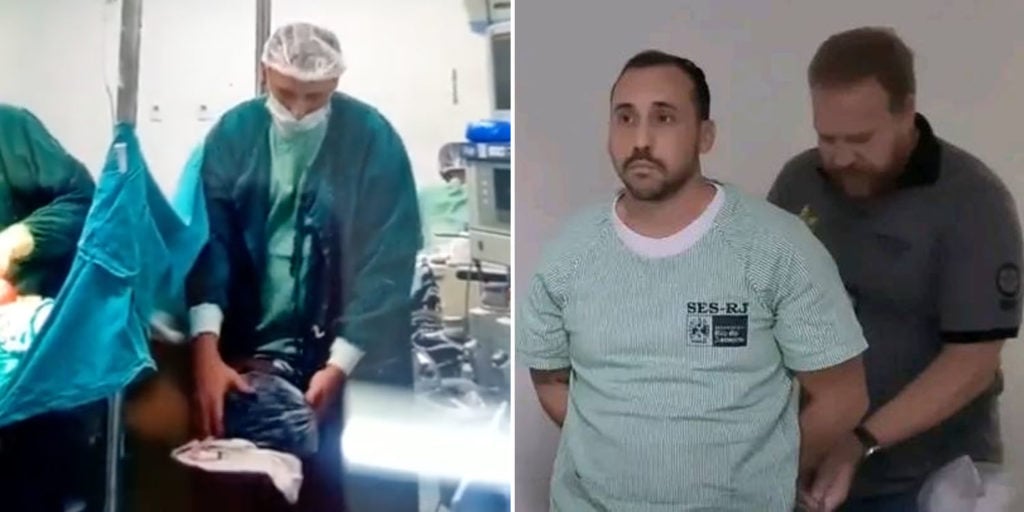 Brazilian Doctor Sexually Assaults Woman Undergoing C Section Action Caught On Camera