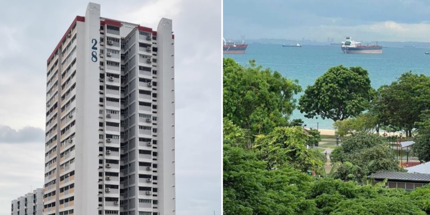 5-Room Marine Parade HDB Sold For S$1.01M, Has Unobstructed View Of East Coast Shoreline