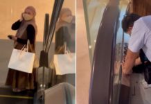 Woman's Dress Gets Caught In MBS Escalator, Escapes Unscathed With Only Dress & Pride In Tatters