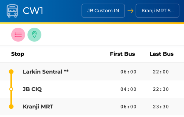S'pore-JB Causeway Link Buses Will Have 24/7 Service Starting From 1 Aug