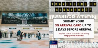 ICA Reminds Travellers To Submit SG Arrival Card Before Arriving In S'pore, Applies To S'poreans Too