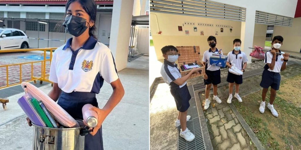 Temasek Secondary School Has 'Anything But A Bag' Day, Rewards Students