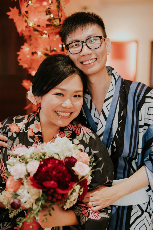 Singaporean woman cancer wedding