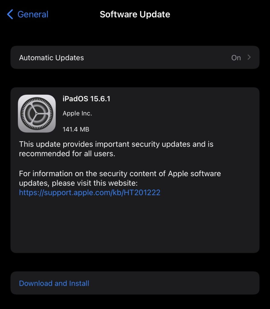 apple updates