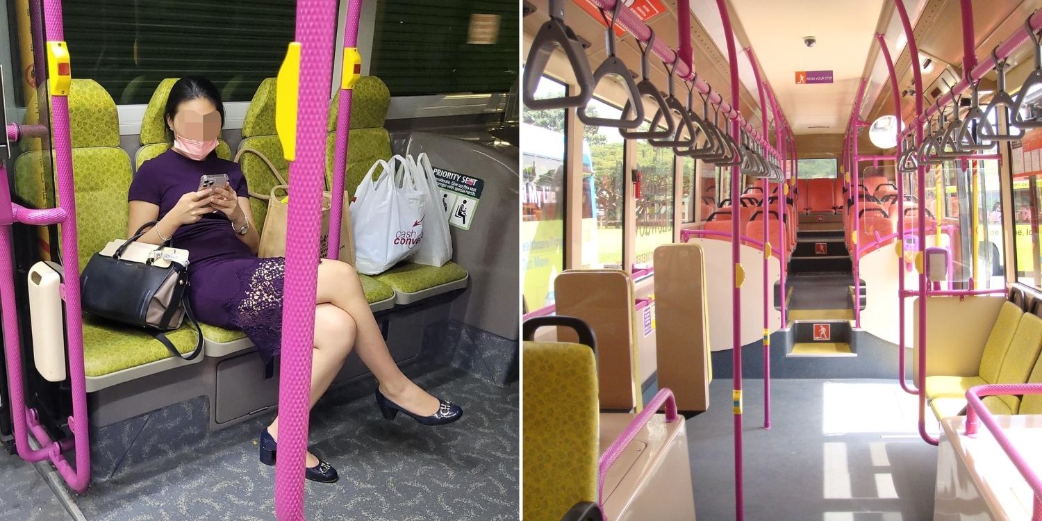 SBS Bus Passenger Occupies 4 Seats, S’poreans Argue It’s Okay If Vehicle Isn't Crowded