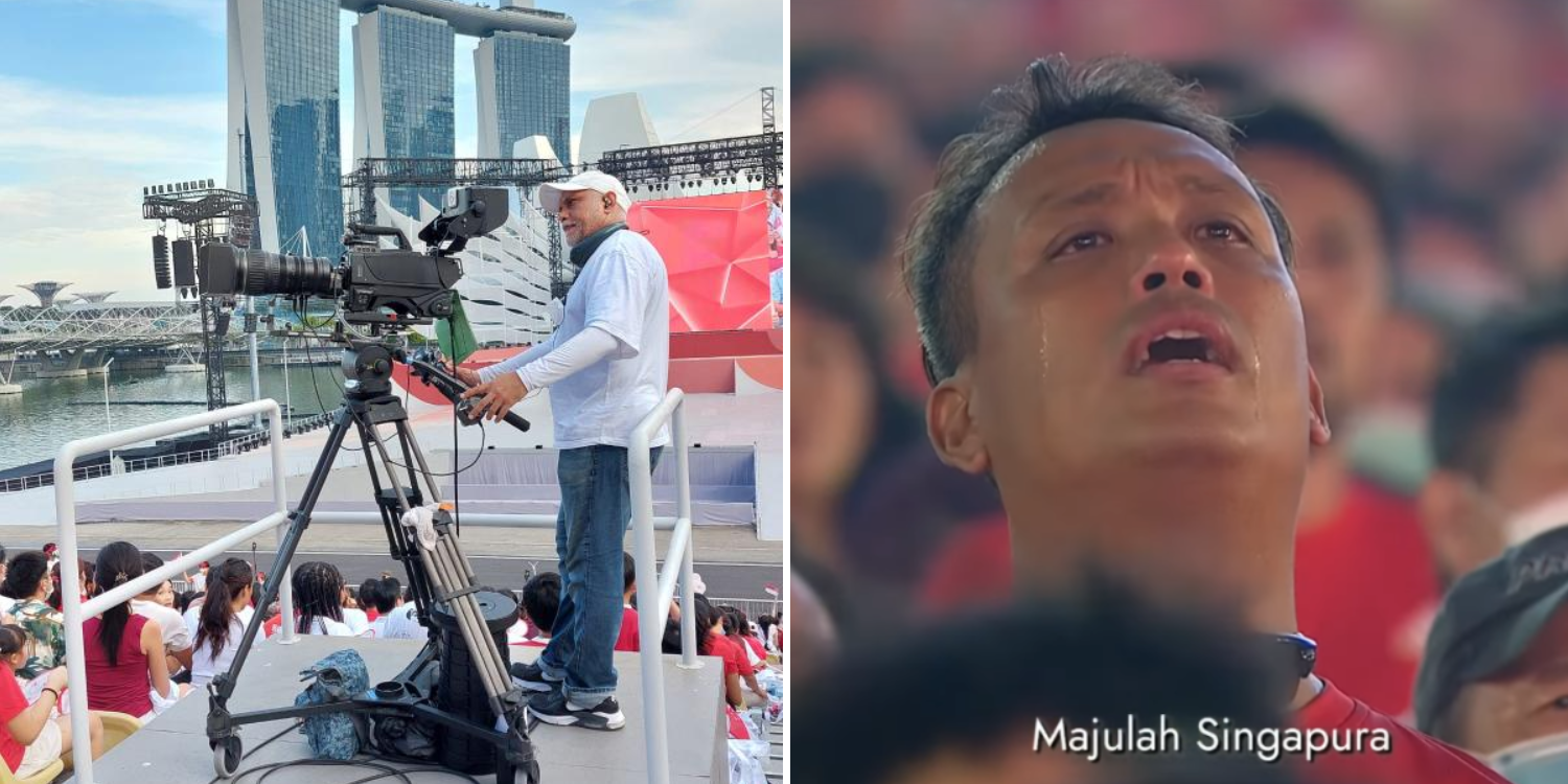 NDP Cameraman Who Captured Crying Teacher On TV Says His Face Was ‘Glittering’ In The Crowd