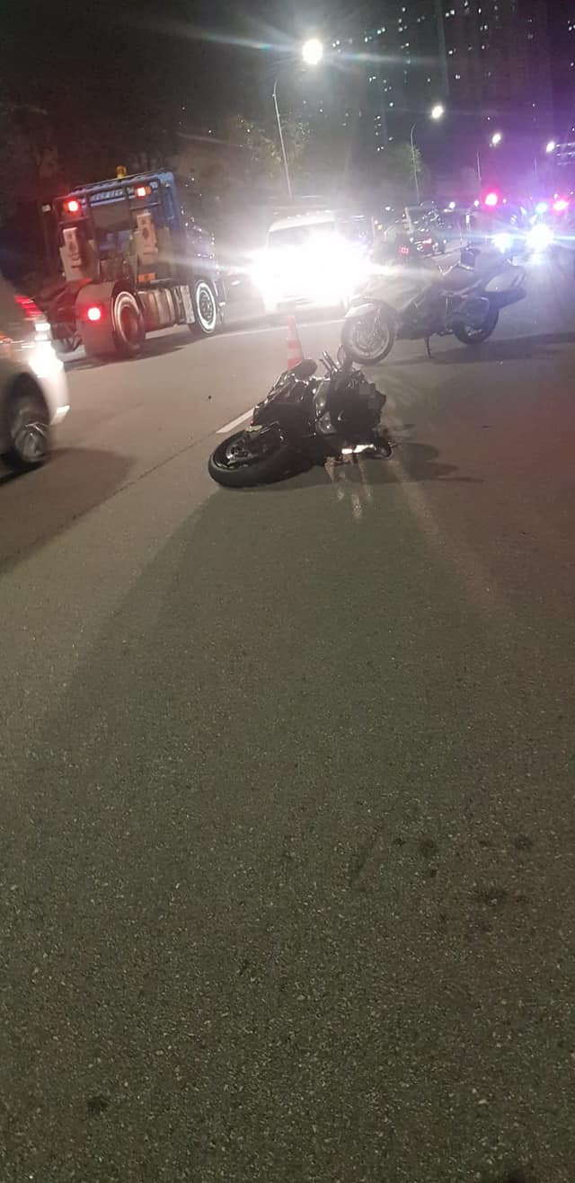 motorcyclist accident bukit batok