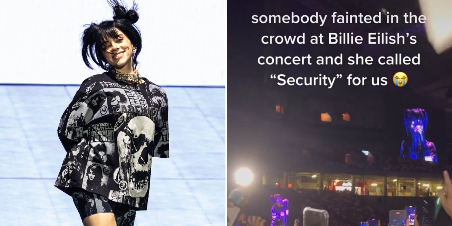 Billie Eilish Calls Security For Fan Who Passed Out At S’pore Concert
