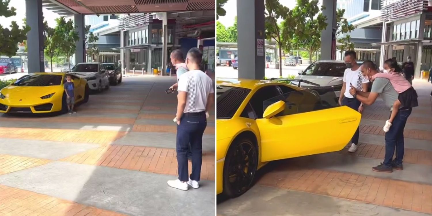 M’sian Lamborghini Owner Sees Child Posing For Photos With Luxury Car, Lets Him Sit Inside