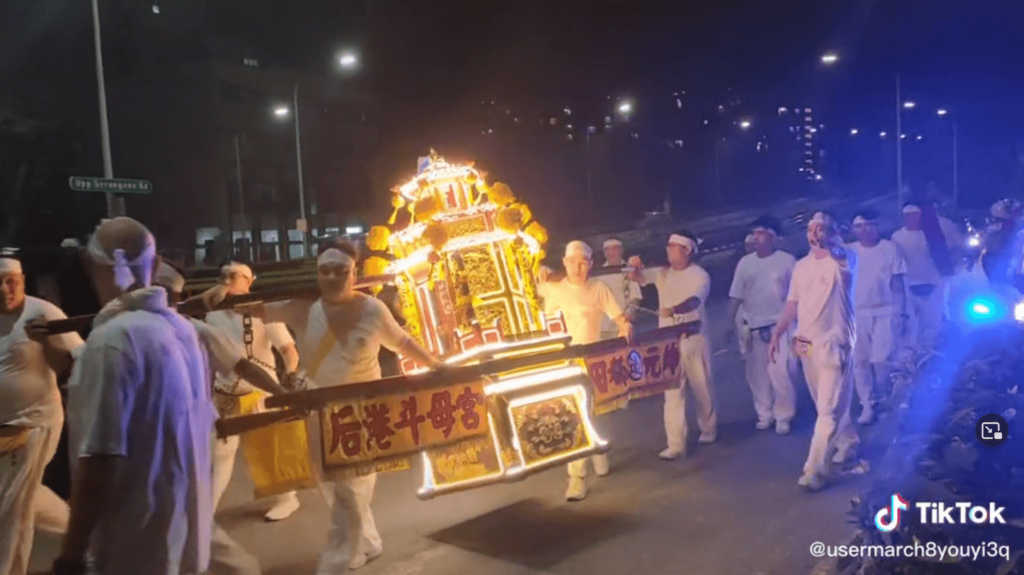 Taoist festival procession