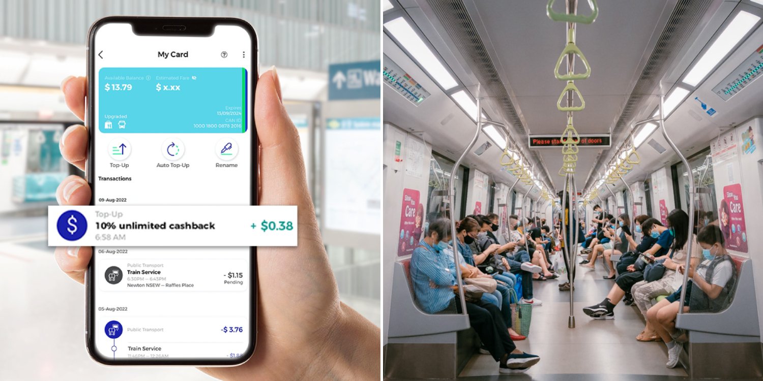 SimplyGo EZ-Link Gives You Unlimited Cashback With Every Tap, Save Money On MRT Rides