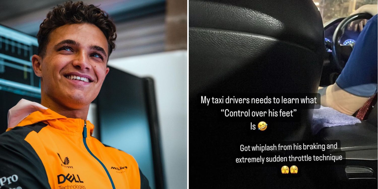 F1 Racer Lando Norris Criticises S’pore Taxi Uncle’s Driving, Claims Sudden Brakes Cause Whiplash