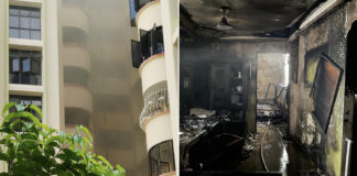 100 Sembawang Residents Evacuated After Flat Catches Fire, 3 Children Taken To Hospital